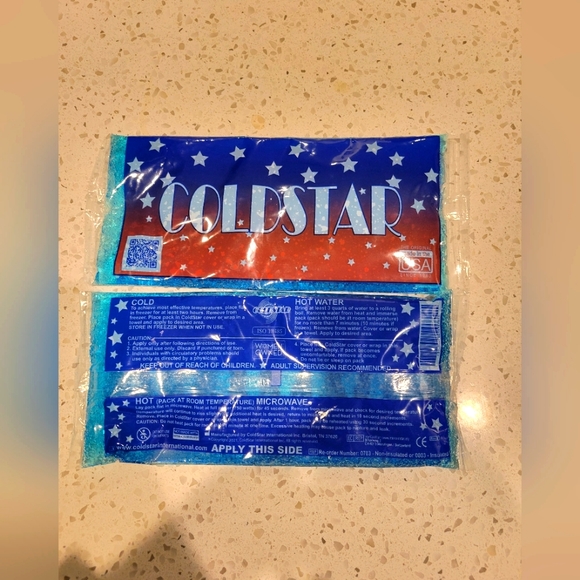 Black Ice Pack Knee Wrap With Two Gel Ice Packs - Picture 2 of 3